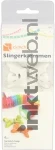 Clenchy Slingerklemmen 4 stuks wit Front box