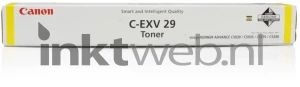 Canon C-EXV 29 geel vooraanzicht Front box