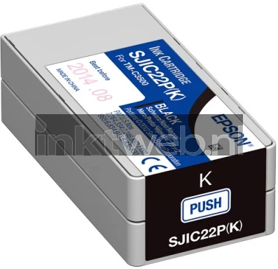 Epson SJIC22PBK zwart