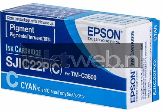 Epson SJIC22PC cyaan