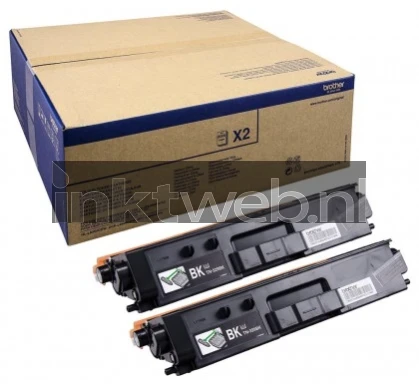 Brother TN-329BK 2-pack zwart