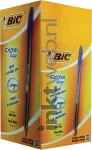 BIC balpen Cristal breed 50-pack blauw (Origineel)