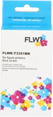 FLWR Epson 33XL (T3351) zwart