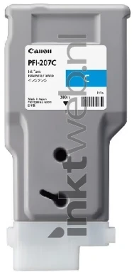 Canon PFI-207 cyaan
