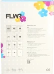 Huismerk FLWR 21 stickers per A4 Back box