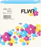 FLWR Brother TZe-121 zwart Front box