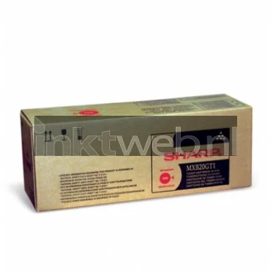 Sharp MXB20GT1 zwart Front box