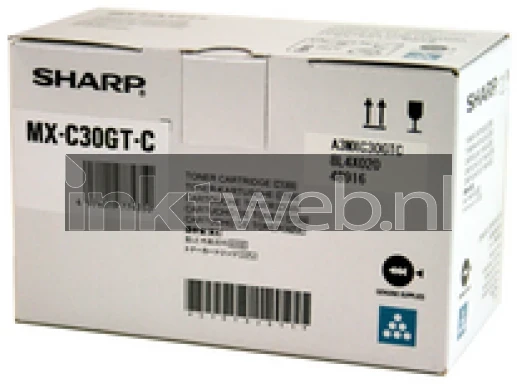 Sharp MXC30GTC cyaan Front box