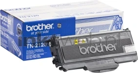 Brother TN-2120 zwart front box en product combined Combined box and product