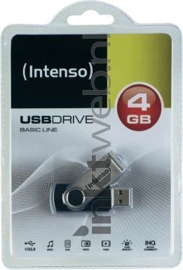 Intenso USB Drive 4GB zwart