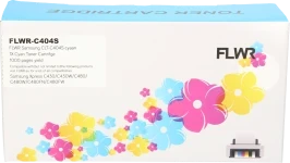 FLWR Samsung CLT-C404S cyaan (Huismerk (compatible))