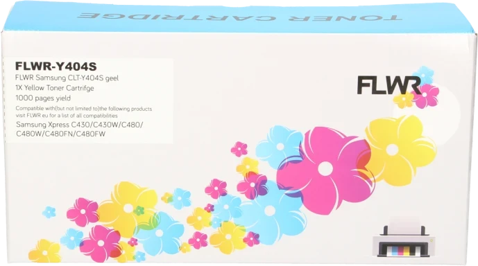 FLWR Samsung CLT-Y404S geel