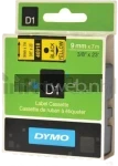 Dymo 40918 zwart op geel breedte 9 mm