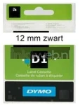 Dymo D1 45013 zwart op wit breedte 12 mm