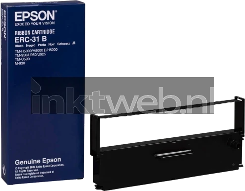 Epson ERC-31 B zwart Combined box and product