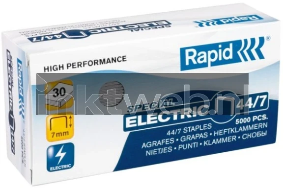 Rapid nietjes 44/7 gegalvaniseerd Front box