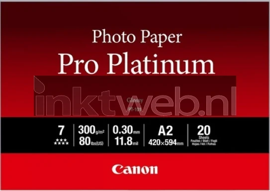 Canon PT-101 Professioneel A2 Fotopapier Platinum