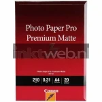 Canon PM-101 Premium fotopapier Mat | A4 | 210 gr/m² 20 stuks