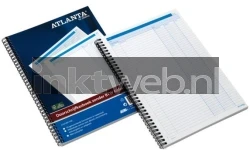 Atlanta doorschrijfkasboek A4 50 vel zonder BTW-veld  (Origineel)