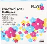 Canon CLI-571 Multipack zwart en kleur Front box