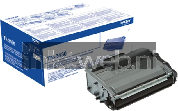 Brother TN-3430 zwart Combined box and product