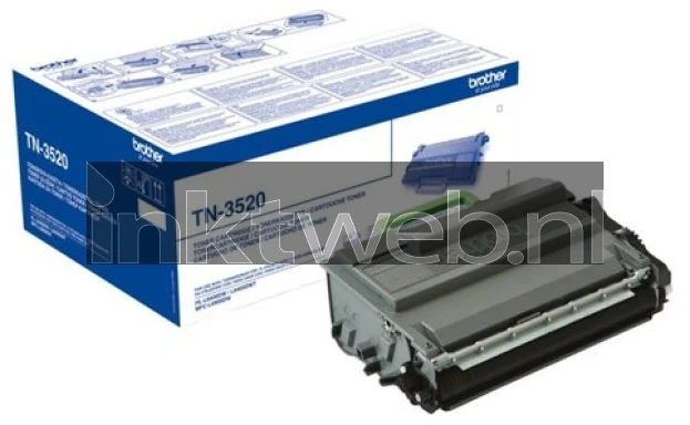 Brother TN-3520 zwart Combined box and product