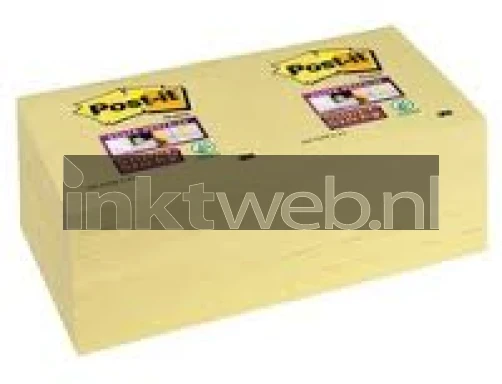 3M 3M Post-it 38x51mm geel Combined box and product