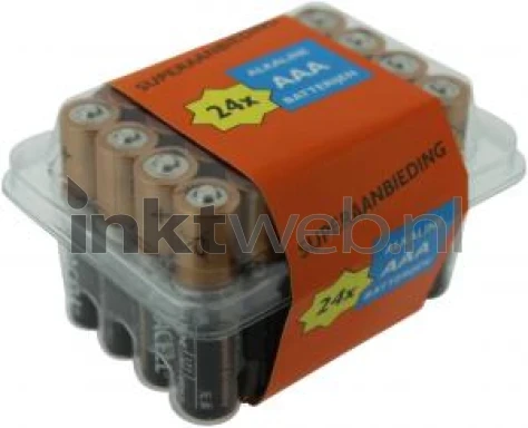 Duracell AAA Alkaline MN2400 LR6 Box 24 stuks