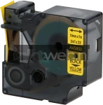 Huismerk Dymo zwart op geel 45808 Product only