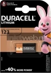 Duracell CR123 single pack Front box