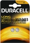Duracell 357 303 2 stuks  (Origineel)