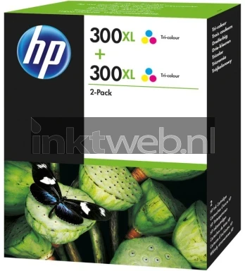HP 300XL 2-pack kleur Front box