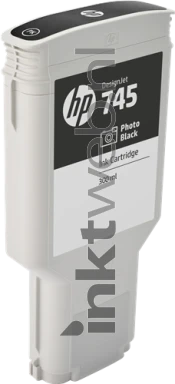 HP 745 foto zwart Product only