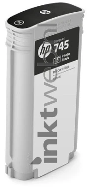 HP 745 foto zwart Product only