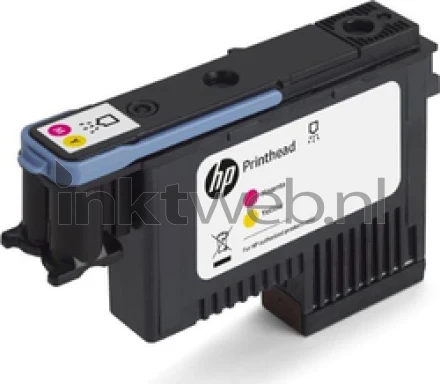 HP 744 magenta en geel