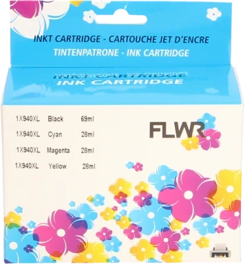 FLWR HP 940XL Multi-Pack zwart en kleur
