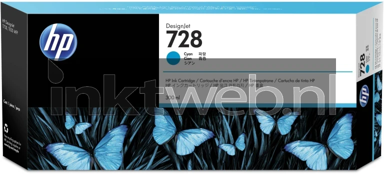 HP 728 cyaan
