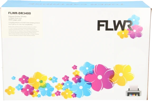 FLWR Brother DR-3400 zwart