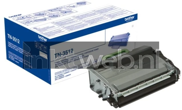 Brother TN-3512 zwart Combined box and product