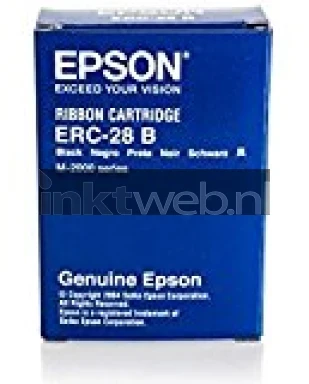 Epson ERC-28 B zwart Front box