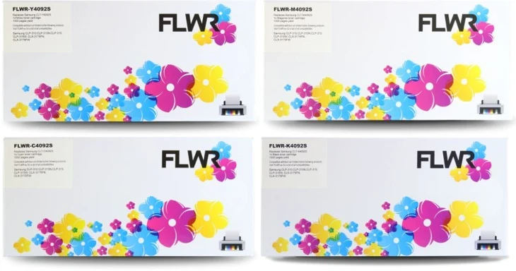 FLWR Samsung P4092C rainbow kit zwart en kleur