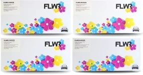 FLWR Samsung P4092C rainbow kit zwart en kleur (Huismerk (remanufactured))