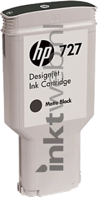 HP 727 mat zwart Product only