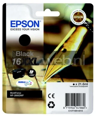 Epson T16814 zwart Front box