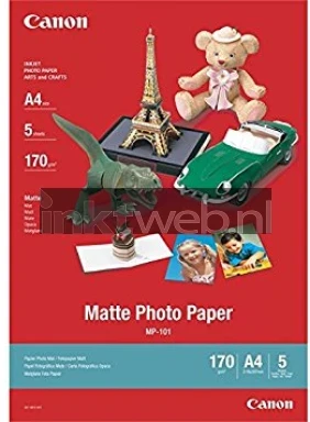 Canon MP-101 Fotopapier Mat | A4 | 170 gr/m² 5 vellen