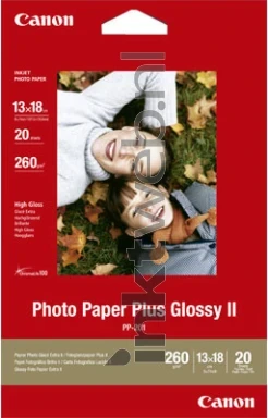 Canon PP-201 Plus Photo Paper Glans | 13x18 | 260 gr/m² 20 vellen