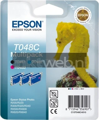 Epson T048C Cartridge Multipack kleur