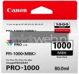 Canon PFI-1000 mat zwart (Origineel)
