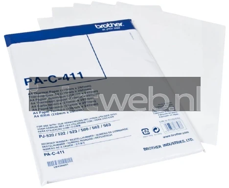 Brother PA-C-411 A4 Thermisch Papier wit