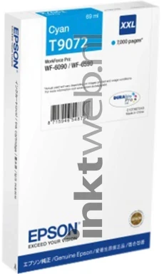Epson T9072 cyaan